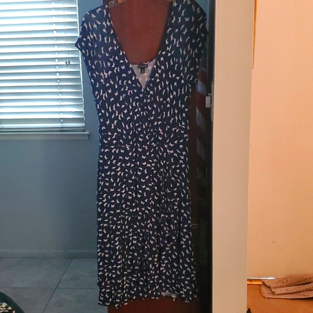 Cap sleeve day dress